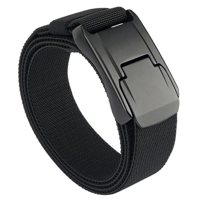 2026 New Stretch Belt for Men and Women Hard Quick Release Buckle Strong Real Nylon Unisex Elastic Belt Overalls Work Belt