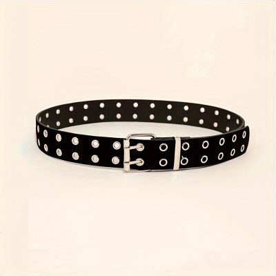 1pc of PU Women'S Belt with a Square Buckle, a Stylish And Versatile Accessory for Women