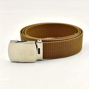 Solid Color New Trendy Unisex Casual Pants with Thickened Automatic Buckle Belt, Versatile Strap for in Southeast Asia