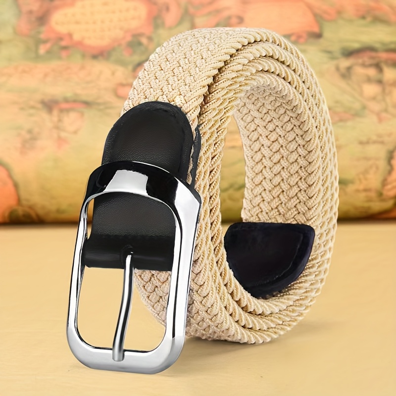 New casual needle buckle belt, unisex elastic belt, collapsible elastic belt, casual jeans Christmas gift - Image 14