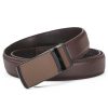 High quality Men's two-layer cowhide belt Comfort Click Belt automatic buckle flap belt Convenient business and leisure golf ratchet belt Christmas holiday gift optional extended size - Image 8
