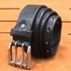 Double pin buckle High quality handmade knocking genuine leather belt luxury designer belts male Strap Jeans for man cowboy belt men - Image 4