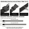 Quick Release Men's Nylon Belt, Elastic Webbing Belt with Heavy Duty Buckle, Cut to Fit Tactical Belt for Work, Casual, Outdoor - Image 8