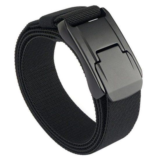 Alternative view of 2026 New Stretch Belt for Men and Women Hard Quick Release Buckle Strong Real Nylon Unisex Elastic Belt Overalls Work Belt
