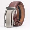 1pc Men'S Belt, a Slide Ratchet Style Made from High-Quality Leather, Featuring an Automatic Click Buckle, Perfect for a Father'S Day Present - Image 6