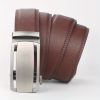 1pc Men'S Belt, a Slide Ratchet Style Made from High-Quality Leather, Featuring an Automatic Click Buckle, Perfect for a Father'S Day Present - Image 8