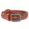 Leather Braided Belts for Men - Mens Casual Belt for Golf Pants Jeans Everyday - Image 8