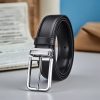 1pc-1.38In Men'S Dress Belt - Classic And Stylish, Suitable for Business, Office And Casual Occasions, Available in Black And White - Image 6
