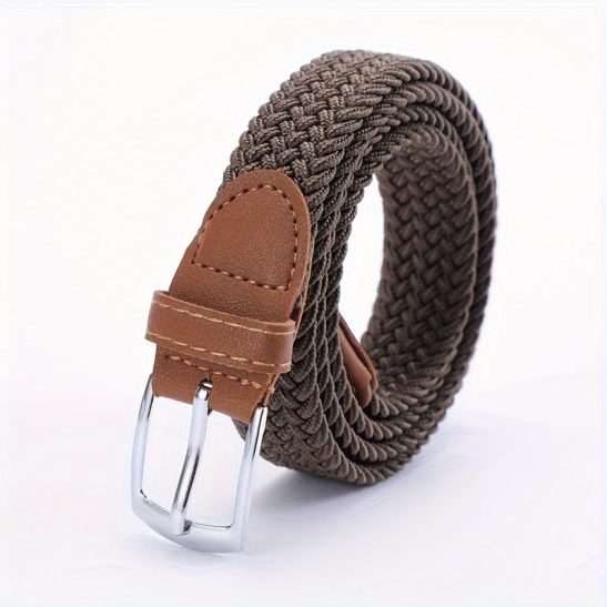 Alternative view of No-Hole Women's and Simple Versatile Elastic Waistband Belt, Trendy Casual Stretch Belt for Jeans