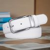 1pc-1.38In Men'S Dress Belt - Classic And Stylish, Suitable for Business, Office And Casual Occasions, Available in Black And White - Image 10
