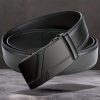 Full Match Automatic Buckle Genuine Leather Belt, Men'S Business Casual Belt, Fashionable High-End Trousers Belt, Durable All-Season Formal Belt, Best Choice for Gifts - Image 3