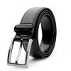 Men's Leather Belt, Fashion & Classic Casual Belt with Single Prong Buckle for Jeans, Pants, Work And Business, Gift for Dad & Husband - Image 5