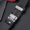 Automatic Buckle Genuine Cowhide Men's Caiman Texture Belt with Business Leather Hardware, Versatile Belt for Pants - Image 7