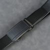 Men's Genuine Top-Grain Leather Belt with Automatic Buckle - Double-Sided Suitable for Suits & Casual Wear, Folded & Stitched Inside for Durability, Resists Peelingu002FFadingu002FRusting, Soft Comfortable Low-Temp Stable Belt for Business & Everyday - Image 7