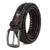 Leather Braided Belts for Men - Mens Casual Belt for Golf Pants Jeans Everyday - Image 7