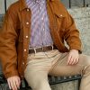Men's Full Grain Leather Classic Fashion Jeans Belts, Handmade Men Leather Belt with Gift Box - Image 13