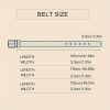 1pc-1.38In Men'S Dress Belt - Classic And Stylish, Suitable for Business, Office And Casual Occasions, Available in Black And White - Image 7