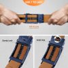 Men's Leather Ratchet Belt - Adjustable automatic buckle, durable alloy clasp, high-quality genuine leather panel, suitable for casual and business styles, simple and stylish carbon fiber design, an ideal gift for Christmas and Father's Day. - Image 10