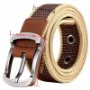 New Unisex Canvas Buckle Belt, Casual Cargo Pants Waist Belt, Sturdy And Durable Belt - Image 2