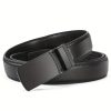 High quality Men's two-layer cowhide belt Comfort Click Belt automatic buckle flap belt Convenient business and leisure golf ratchet belt Christmas holiday gift optional extended size - Image 7