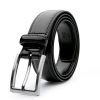 Men's Leather Belt, Fashion & Classic Casual Belt with Single Prong Buckle for Jeans, Pants, Work And Business, Gift for Dad & Husband - Image 2