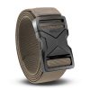 Quick Release Men's Nylon Belt, Elastic Webbing Belt with Heavy Duty Buckle, Cut to Fit Tactical Belt for Work, Casual, Outdoor - Image 13