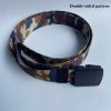 Men's Sports Camouflage Belt - Double-Sided Military Outdoor Hiking Tent Camping - Hypoallergenic Plastic Buckle, Nylon Material, Square Buckle - One Size - For Outdoor Enthusiasts & Adventurers - Ideal Gift for Camping & Hiking - Image 2