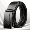 Full Match Automatic Buckle Genuine Leather Belt, Men'S Business Casual Belt, Fashionable High-End Trousers Belt, Durable All-Season Formal Belt, Best Choice for Gifts - Image 4