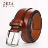 Men's Second Layer Cowhide needle buckle casual retro belt, youth denim belt, Father's Day gift - Image 5
