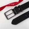 Men's Pin Buckle Versatile PU Leather Belt - Creative Fashion Embossed Design - For Casual & Formal Occasions - Perfect Gift for Men - Image 3